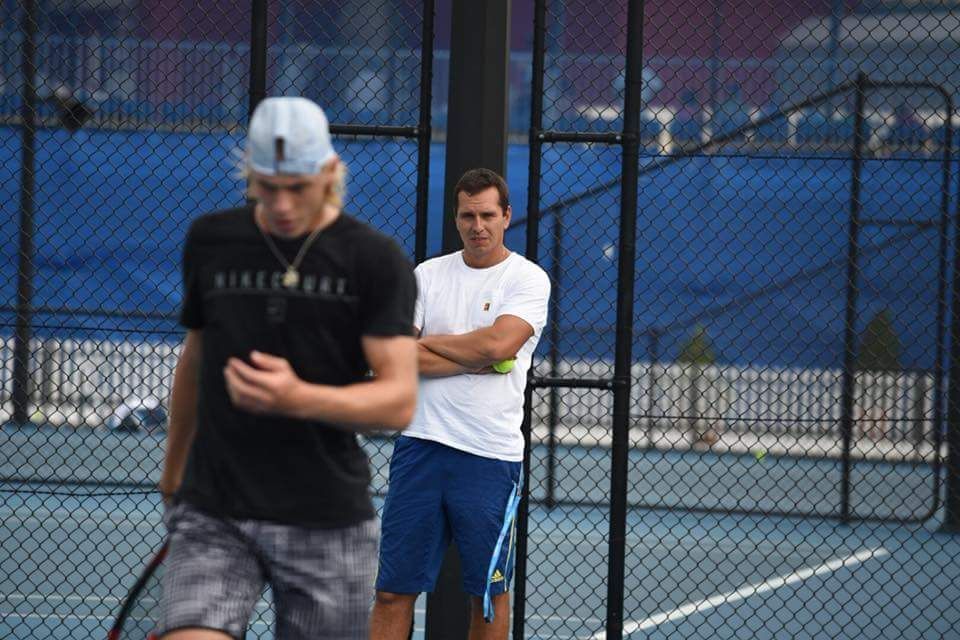Stefano De Pirro, fisioterapista di Denis Shapovalov