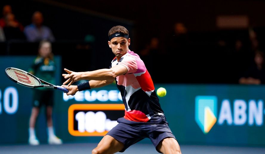 Grigor Dimitrov nella foto