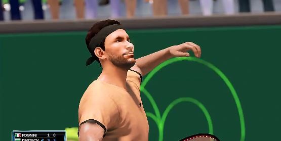 Grigor Dimitrov virtuale nella foto