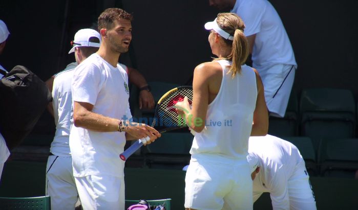 Wimbledon: Dimitrov e Sharapova inseriti sullo stesso campo di allenamento