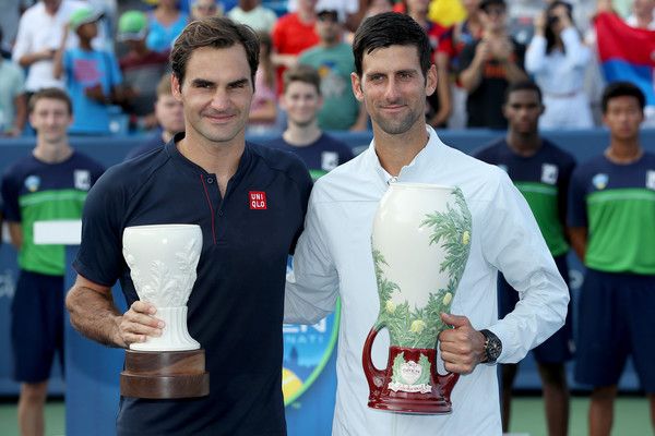 Novak Djokovic e Roger Federer