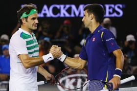 Novak Djokovic e Roger Federer
