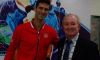 Novak Djokovic e la foto con Rod Laver