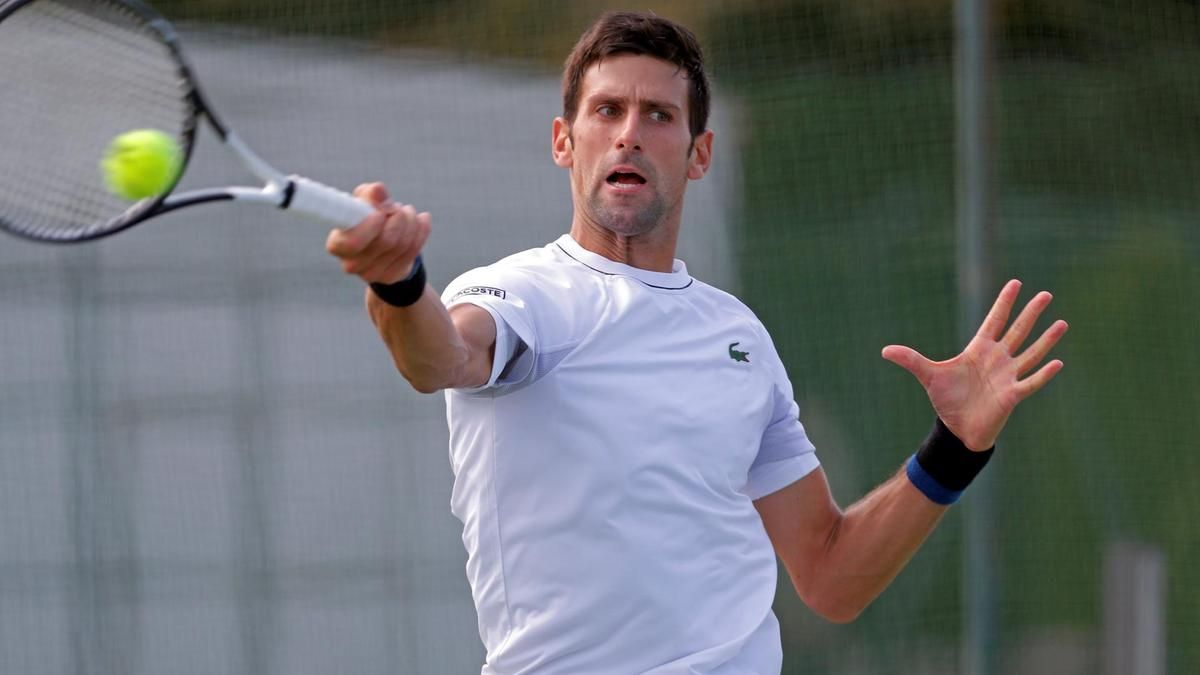 Novak Djokovic nella foto