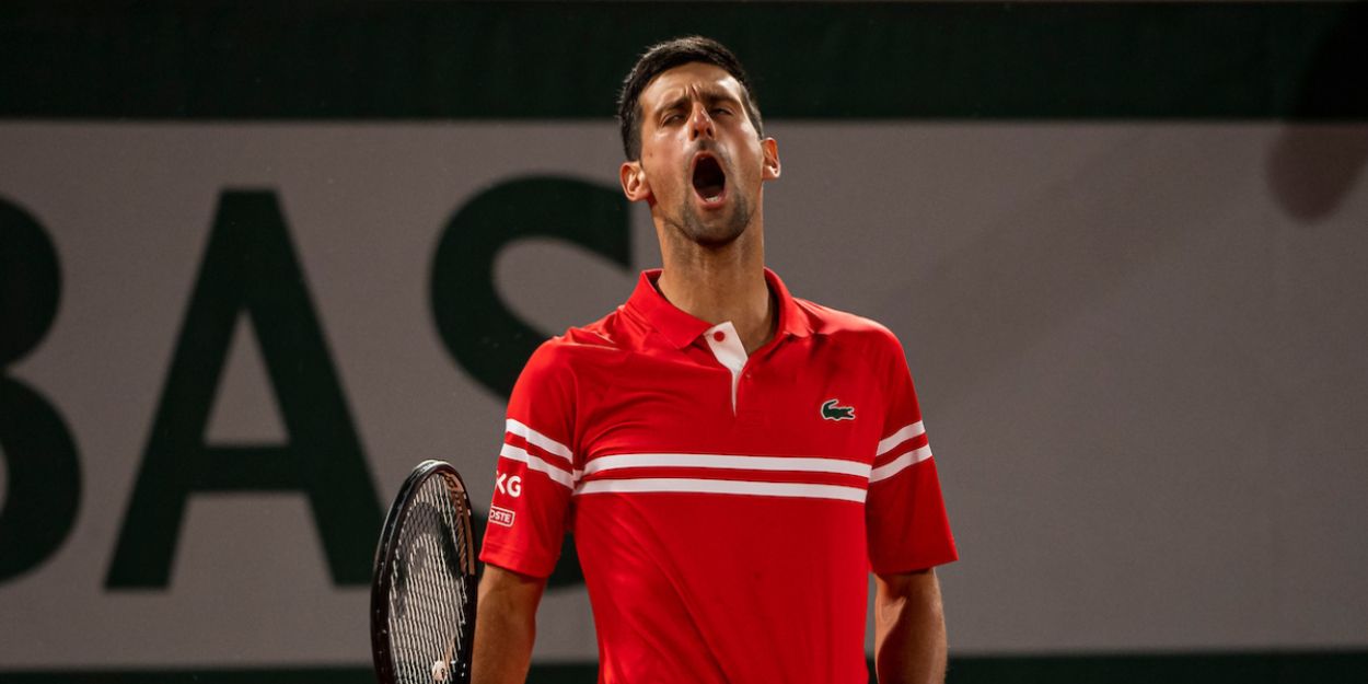 Novak Djokovic a Roland Garros 2021