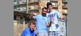 Matteo Donati insieme ad Andrey Golubev e Marco Gualdi