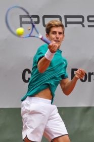 Matteo Donati, 21 anni da Alessandria, ha domato per 6-1 7-6 il mancino Pietro Licciardi (foto GAME)