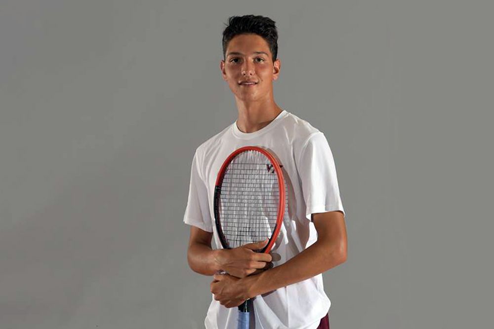 Carlo Donato, 18 anni da Pisa, è volato al college Virginia Tech di Blacksburg, per studiare Business Finance senza tralasciare il tennis