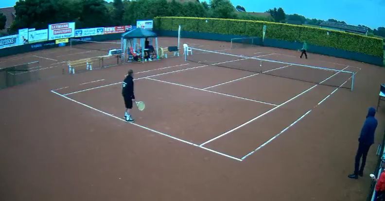 Due tedesco cercano il record del mondo di durata per una partita di tennis (In diretta e Video)