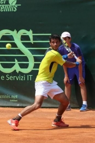 Rogerio Dutra Silva, 31enne brasiliano, a Milano è partito dalle qualificazioni - (foto Makers).