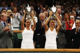 Sara Errani e Roberta Vinci trionfatrici a Wimbledon
