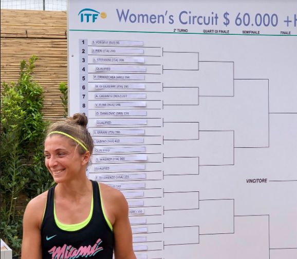 Sara Errani nella foto