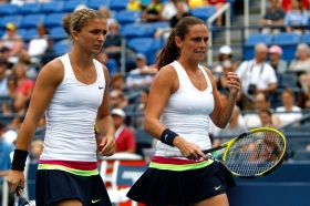 Sara Errani e Roberta Vinci, prime giocatrici della classifica di doppio.