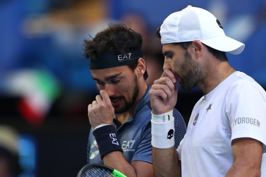 Fabio Fognini e Simone Bolelli nella foto