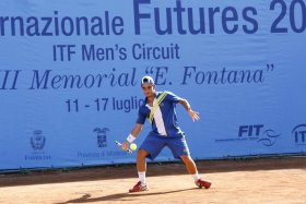Thomas Fabbiano impegnato al turno decisivo ad Umago