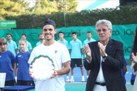 Thomas Fabbiano, 24 anni, si allena a Foligno