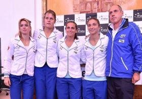 La squadra italiana di Fed Cup