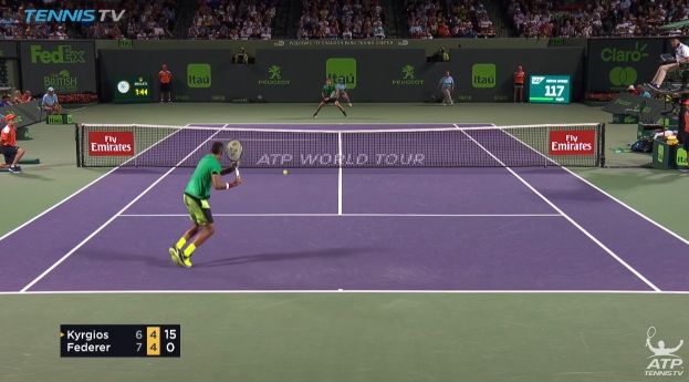 Video del Giorno: La splendida partita tra Federer e Kyrgios a Miami