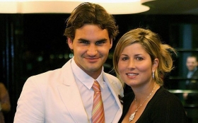 Roger Federer e l'appoggio di Mirka