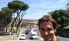 Roger Federer si allena al Foro Italico con Marco Cecchinato