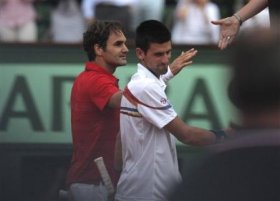 Roger Federer e Novak Djokovic