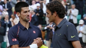 Novak Djokovic e Roger Federer