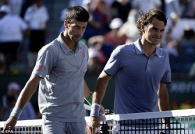 Novak Djokovic e Roger Federer
