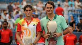 Roger Federer e David Ferrer