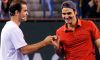 Pete Sampras sorpreso da Roger Federer