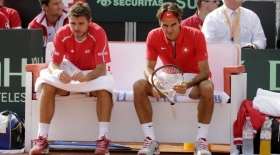 Roger Federer e Stan Wawrinka nella foto