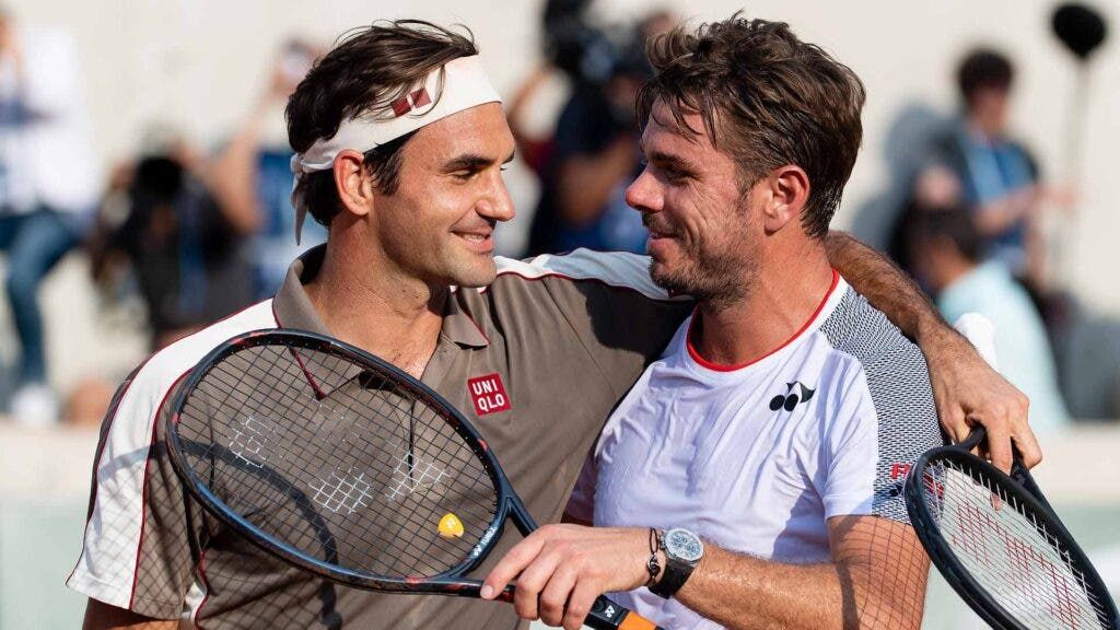 Roger Federer e Stan Wawrinka nella foto