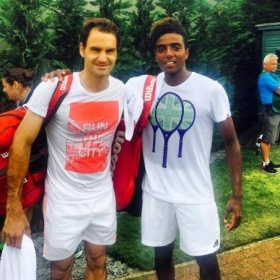 Roger Federer e Elias Ymer