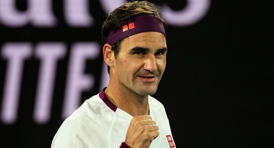 Roger Federer nella foto