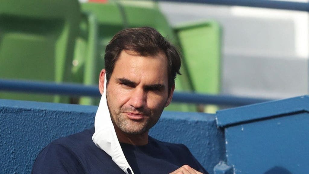 Roger Federer nella foto