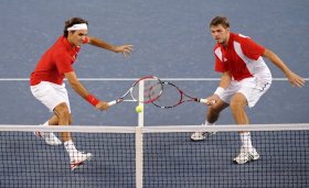 Roger Federer e Stan Wawrinka hanno vinto l'oro olimpico di doppio a Pechino (2008).