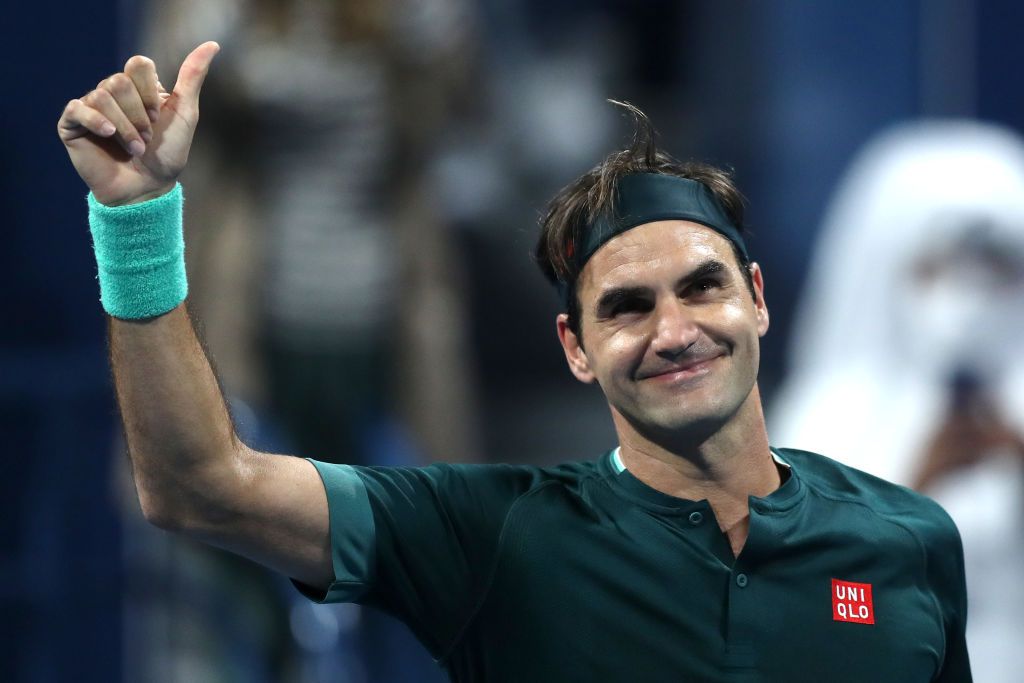Roger Federer, tornato in campo dopo 405 giorni