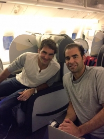 Roger Federer e Pete Sampras