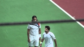 Feliciano e Marc Lopez nella foto