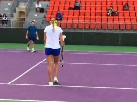 Wim Fissette e Victoria Azarenka