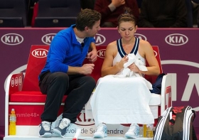 Wim Fissette e Simona Halep