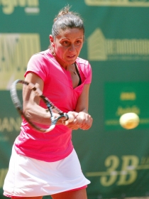 Anna Floris, 31enne di Cagliari, prima testa di serie del tabellone femminile (Foto Felice Calabrò)