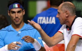Fabio Fognini e Corrado Barazzutti
