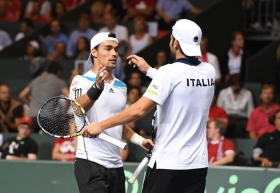 Fabio Fognini e Simone Bolelli nella foto
