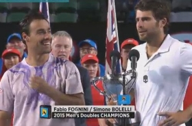 Lo storico successo di Fabio Fognini e Simone Bolelli a Melbourne