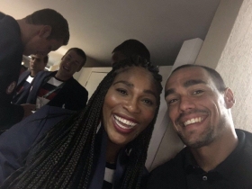 Fabio Fognini e Serena Williams