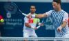 Fabio Fognini in finale nel doppio a Shenzhen. Il ligure cercherà di vincere il primo titolo in carriera senza Simone Bolelli