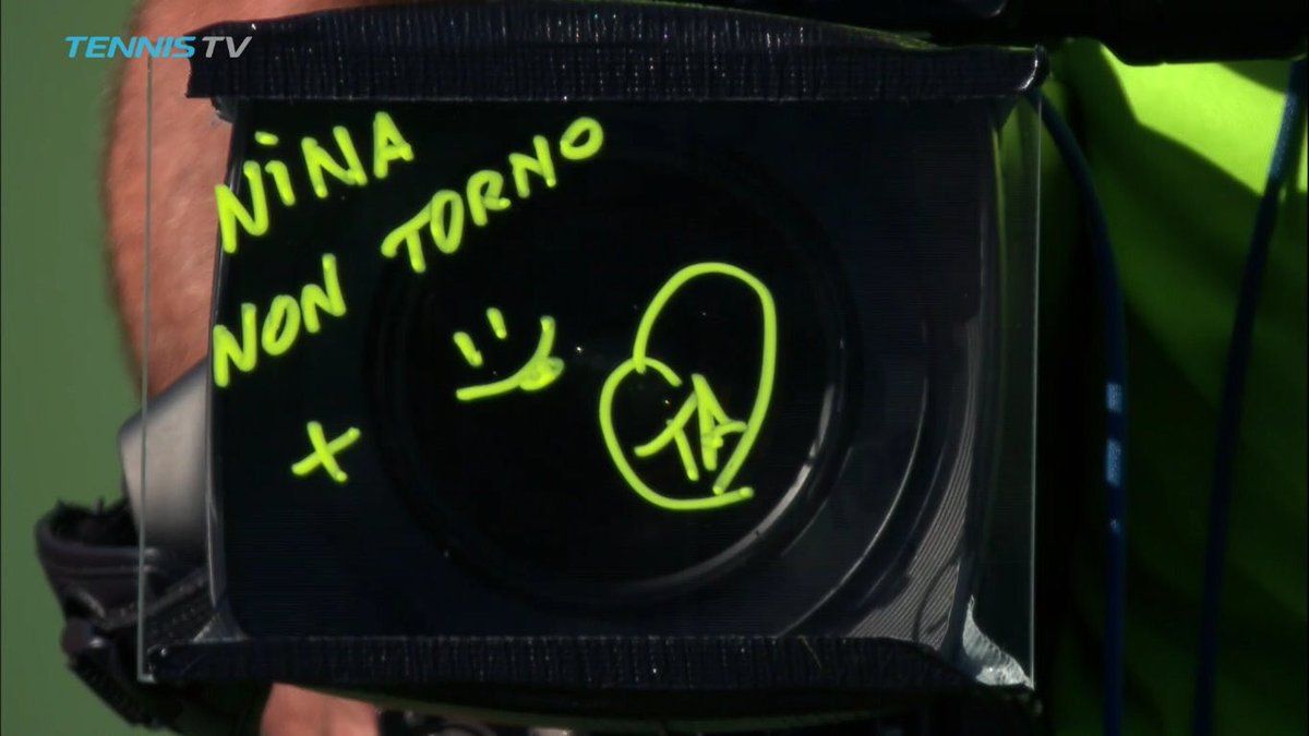 Fabio Fognini: "Baby, non torno più. Ti amo"