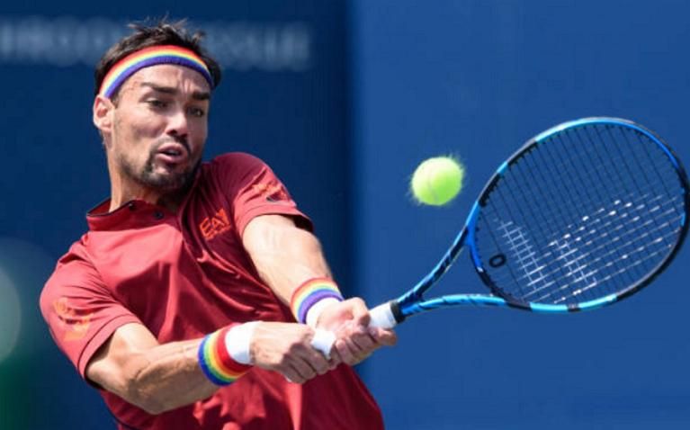 Fabio Fognini nella foto