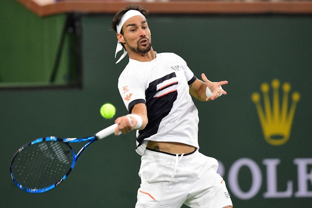 Fabio Fognini nella foto