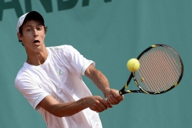 Francesco Forti, testa di serie n.8 a Milano e recente vincitore dell'Under 16 di Foligno, è stato costretto al tie-break del terzo set dal canturino Arnaboldi - (Foto Francesco Panunzio)